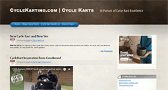 Desktop Screenshot of cyclekarting.com